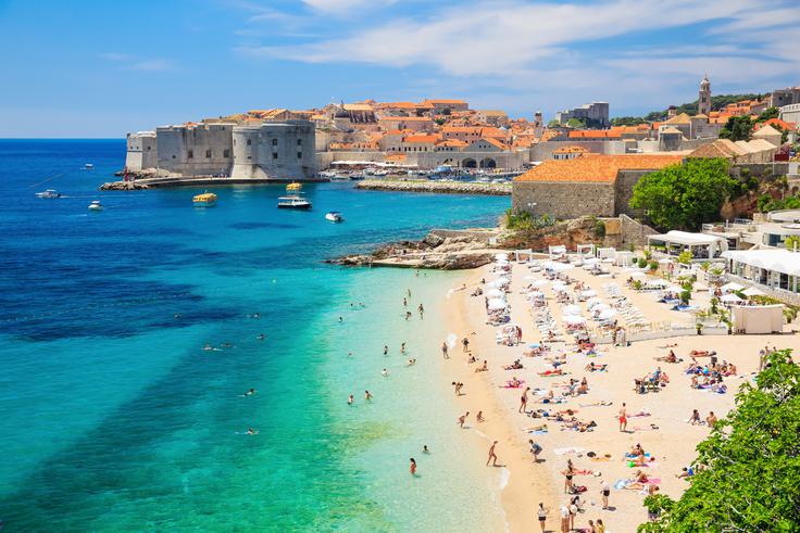 Dubrovniška mestna plaža Banje | Foto: Thinkstock
