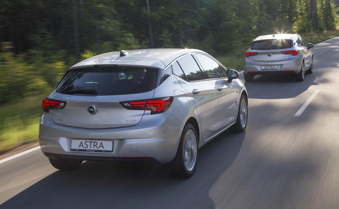 Oplu je veliki met uspel z novo astro. Ta je bila lani glavno gonilo povečanja prodaje tako po Evropi kot v Sloveniji. Zabeležili so več kot 285.000 novih registracij ‘Evropskega avta leta 2016’ – 25 odstotkov več kot leto poprej, v Sloveniji pa skoraj 50 odstotkov. Astri je tako uspelo ohraniti lovoriko najbolje prodajanega Oplovega modela tako v Evropi kot v Sloveniji.  | Foto: Opel