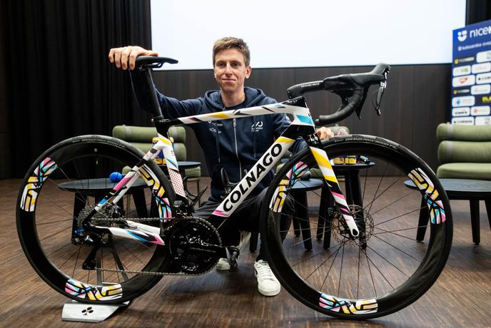 Tadej Pogačar bo v Zürichu kolesaril s prav posebnim kolesom