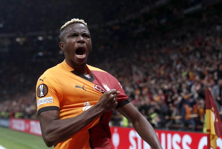 Nigerijec Victor Osimhen je v prejšnji sezoni blestel v Turčiji. | Foto: Reuters