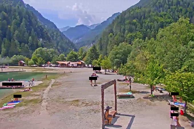 Spletna kamera na jezeru Jasna v Kranjski Gori | Foto: zajem zaslona/Diamond villas resort
