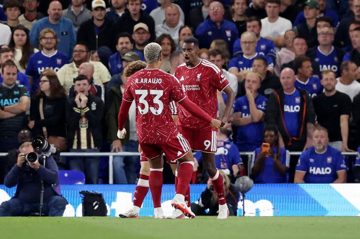 Alexander Isak je popeljal Liverpool do prve zmage v tej sezoni. | Foto: Reuters