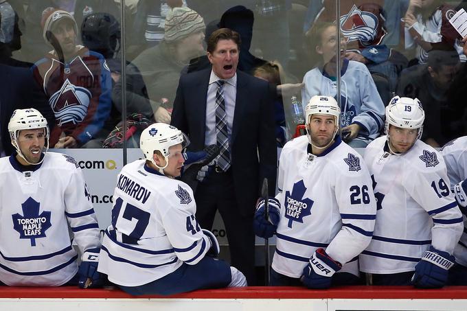 Torontov Mike Babcock ostaja najbolje plačani trener lige NHL. | Foto: Guliverimage/Getty Images