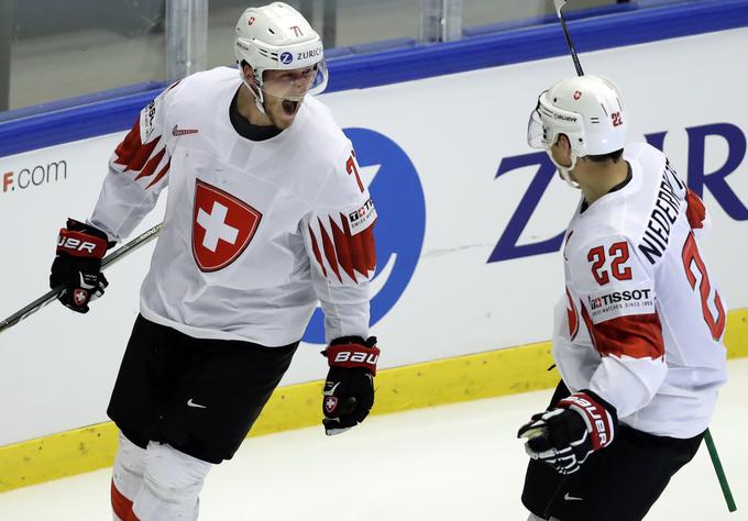 Švicarji so izločili Fince, v polfinalu jih čakajo Kanadčani. | Foto: Reuters