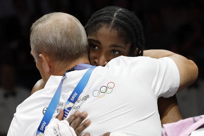 Cindy Ngamba | Cindy Ngamba je begunski olimpijski ekipi zagotovila prvo medaljo v zgodovini. | Foto Reuters