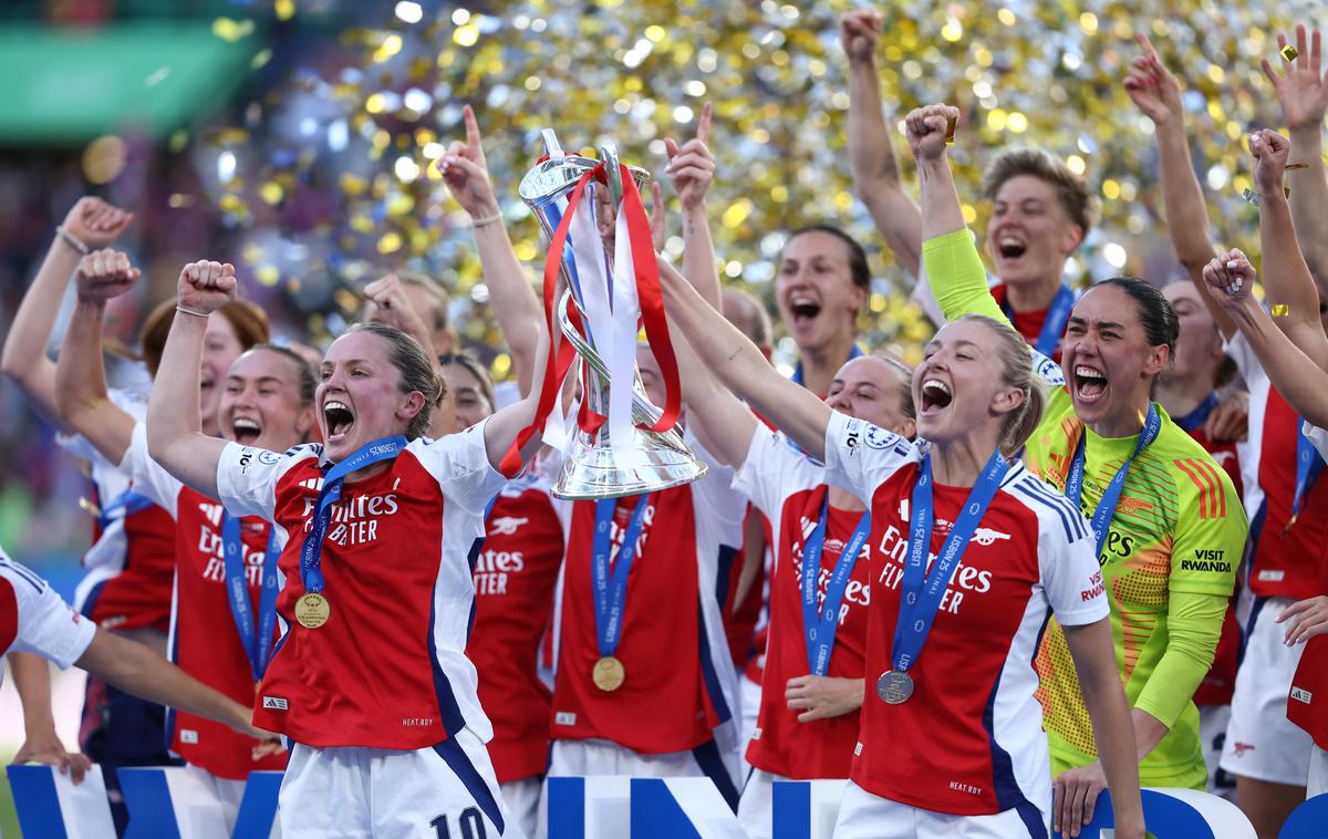 Arsenal Barcelona finale liga prvakinj | Nogometašice Arsenala so osvojile ligo prvakinj. | Foto Reuters