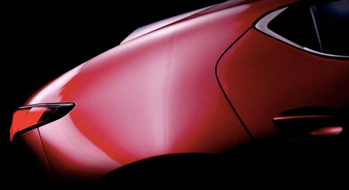 Mazda s to fotografijo napoveduje prihod nove generacije mazde3. | Foto: Mazda