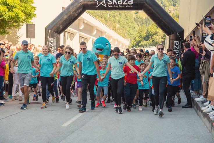 Letos je teklo rekordno število otrok – 362. | Foto: Plastika Skaza