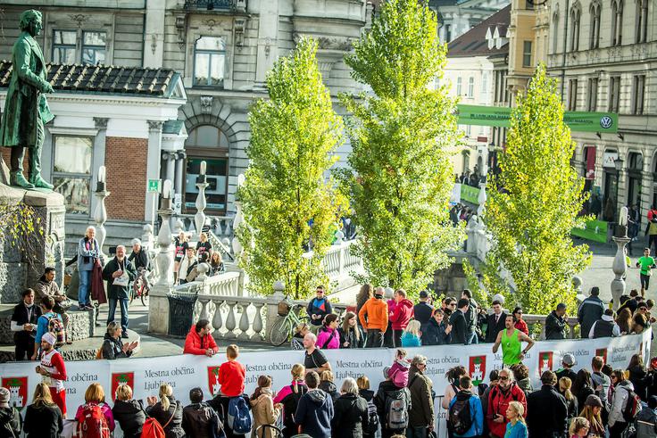 Maratonu je bilo naklonjeno tudi vreme. | Foto: Vid Ponikvar