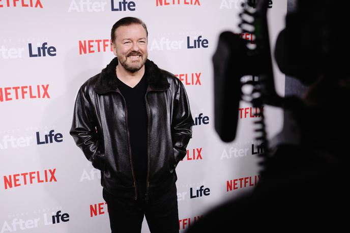 Ricky Gervais | Ricky je močno skritiziral razvajene zvezdnike v času pandemije. | Foto Getty Images