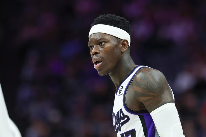 Denis Schröder | Dennis Schröder med tekmo Sacramento Kingsov proti Los Angeles Lakersom, po kateri je sledil suspenz. | Foto Guliverimage