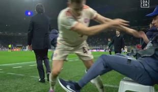 Sramotna reakcija Hrvata, ki je razburila navijače Interja #video