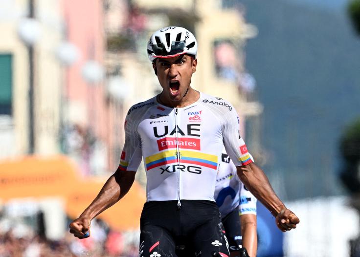 Junak letošnjega Gira Jhonatan Narvaez bo Tour spremljal z daljave. | Foto: Reuters