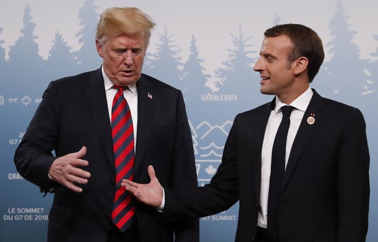 Macron, Trump | Foto: Reuters