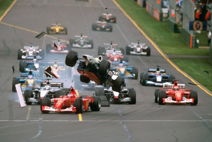 Melbourne 2002 štart Rubens Barrichello Ralf Schumacher | Foto: AP / Guliverimage