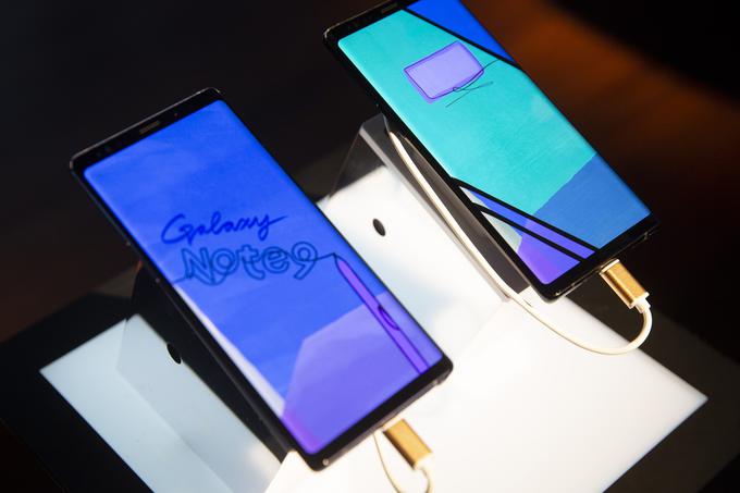 Samsung Galaxy Note 9 je zgolj eden od vrhunskih pametnih telefonov, ki jih naročniki paketov Platinum A in Platinum B lahko pridobijo po akcijski ceni enega evra. | Foto: Bojan Puhek