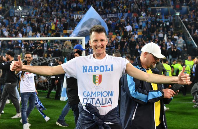 Napoli je v četrtek postal tretjič italijanski prvak. | Foto: Reuters