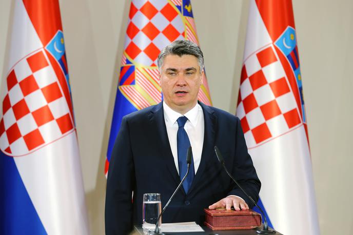 Zoran Milanović | Hrvaški predsednik Zoran Milanović je na poziv skoraj celotne opozicije sklical izredno sejo parlamenta. | Foto Reuters