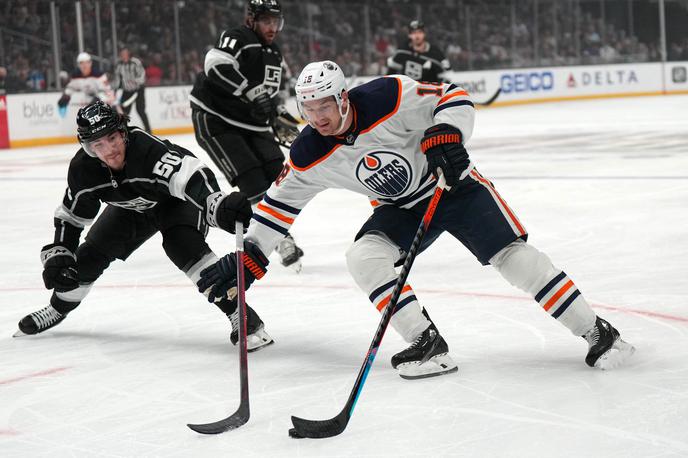 Los Angeles Kings Edmonton Oilers | Kralji Anžeta Kopitarja so na domačem ledu z 2:3 izgubili proti Edmonton Oilers. | Foto Guliverimage