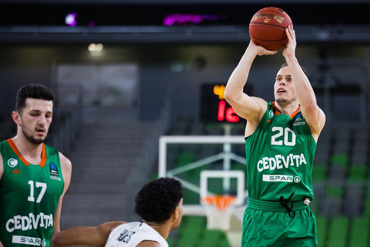 Klemen Prepelič je v prvem polčasu dosegel 11 točk. | Foto: Grega Valančič/www.alesfevzer.com