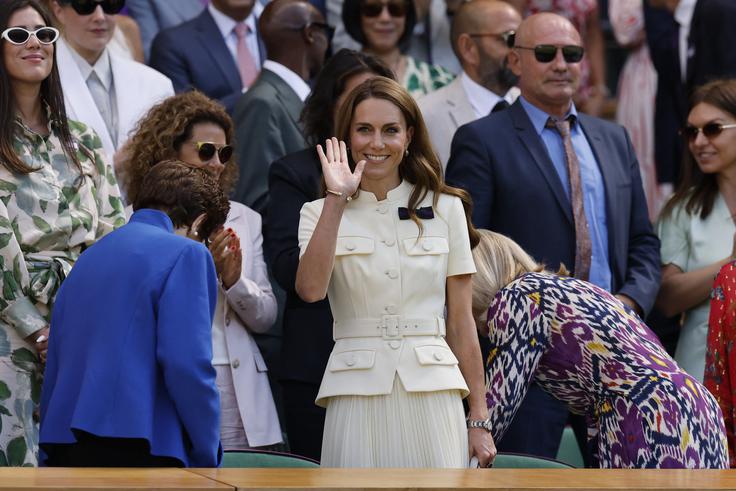 Dvoboj je spremljala tudi britanska princesa Kate. | Foto: Reuters