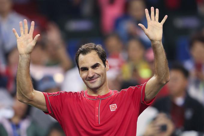 Roger Federer je napredoval v tretji krog turnirja v Šanghaju. | Foto: Gulliver/Getty Images