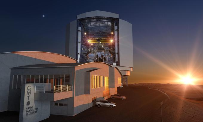 Teleskop magelan | Foto: Giant Magellan Telescope
