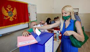 Na črnogorskih parlamentarnih volitvah tesen izid in visoka udeležba