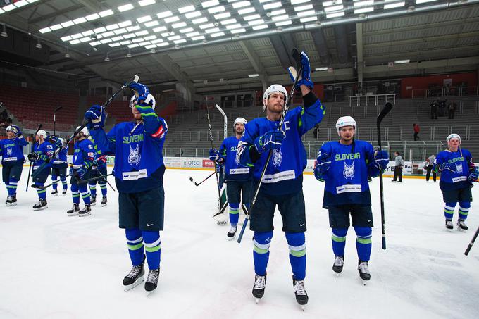 Slovenska hokejska reprezentanca še drugo leto zapored ne bo igrala na svetovnem prvenstvu. | Foto: Peter Podobnik/Sportida