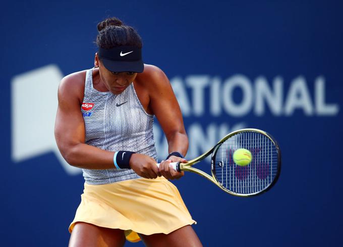 Japonka bo kljub porazu v ponedeljek na najnovejši svetovni računalniški jakostni lestvici WTA znova prevzela prvo mesto. | Foto: Getty Images