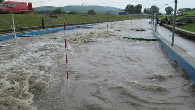 Nivo reke upadel: EP v Krakovu bo
