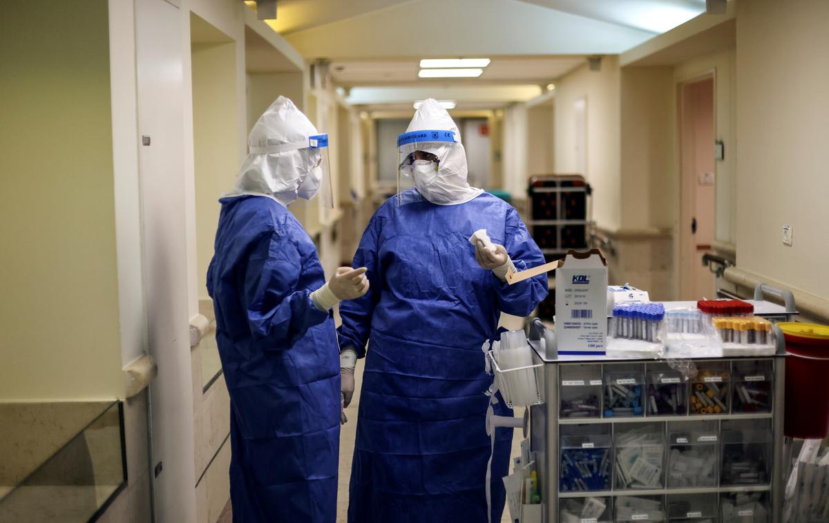 Izrael covid | Trenutno je v Sloveniji hospitaliziranih 360 oseb, na intenzivni negi pa se zdravi kar 91 bolnikov.  | Foto Reuters