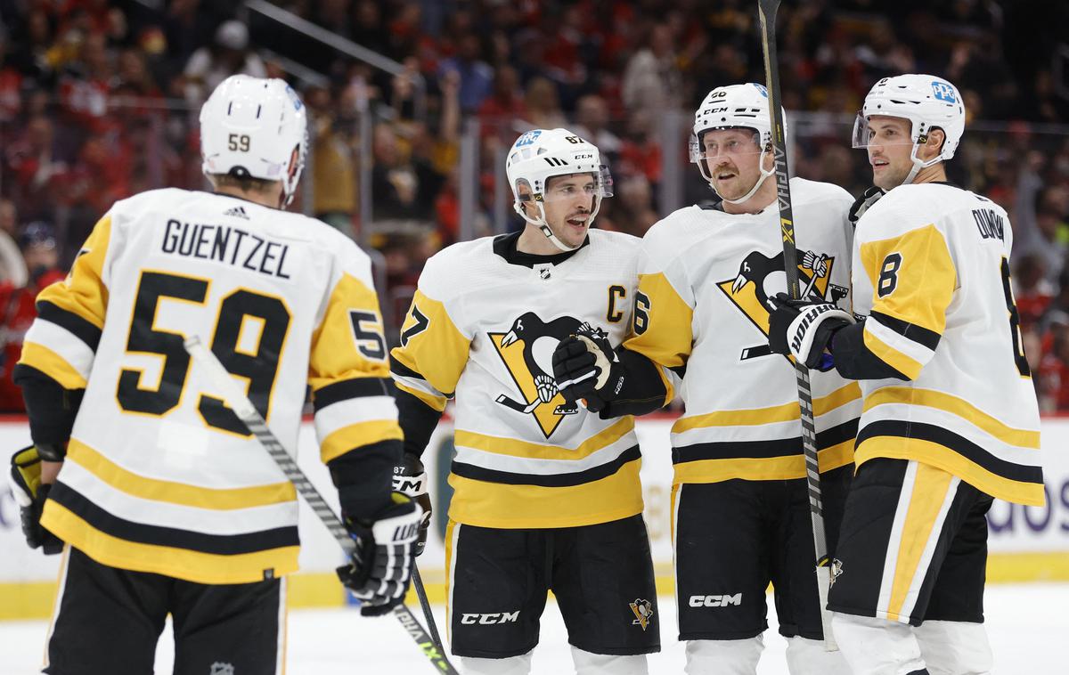 Sidney Crosby Pittsburgh Penguins | Sidney Crosby in pittsburški Pingvini so po sedmih porazih vendarle zmagali. | Foto Guliverimage