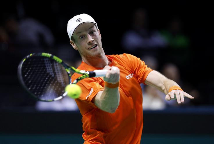Botic van de Zandschulp se je uvrstil v finale. | Foto: Reuters