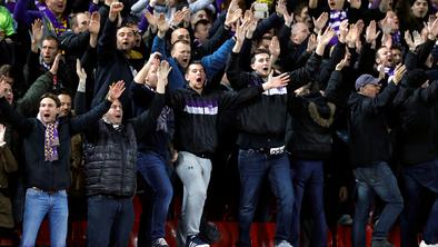 Bilo je čarobno, navijači Maribora spravili v zadrego privržence Liverpoola