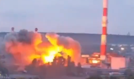 Silovit napad Ukrajine: toplarna v plamenih, Belgorod v temi