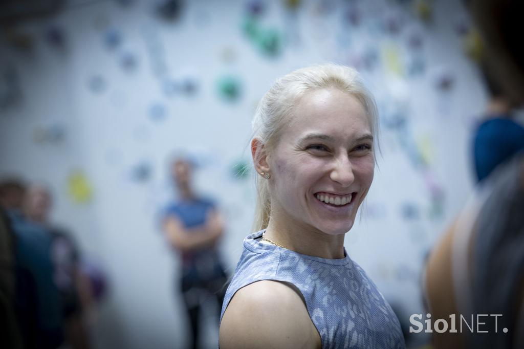 Janja Garnbret Plezalni center Slovenska Bistrica