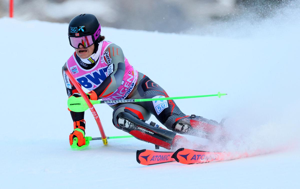 Wengen Braathen | Zmagovalec wengenskega slaloma je Lucas Braathen. | Foto Reuters