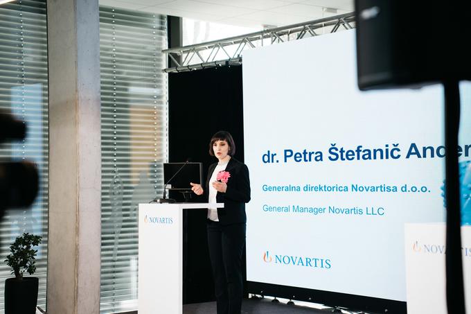 Generalna direktorica slovenskega Novartisa Petra Štefanič Anderluh | Foto: Jan Lukanović