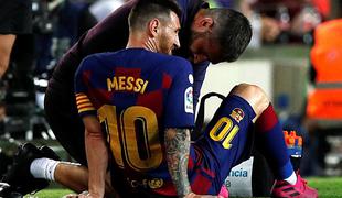 Slaba novica za Barcelono. Messi je kljub vsemu poškodovan.
