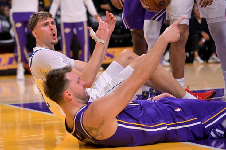 Luka Dončić meni, da so ta večer dobro igrali. | Foto: Reuters