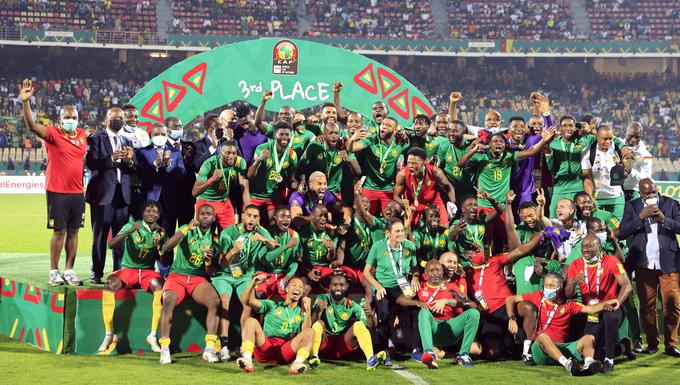 Gostitelji afriškega prvenstva so končali tekmovanje z dramatično zmago v boju za tretje mesto. | Foto: Reuters