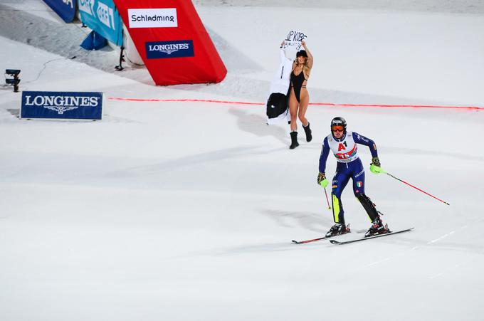 Kinsey Wolanski je opozorila nase tudi leta 2020 na slalomski tekmi v Avstriji. | Foto: Sportida