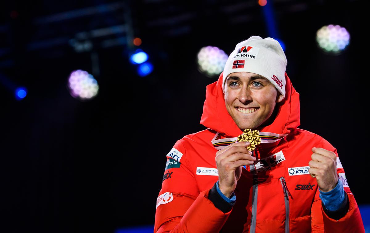 Jarl Magnus Riiber | Jarl Magnus Riiber se iz Seefelda vrača z dvema zlatima in srebrno medaljo. | Foto Reuters