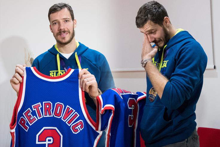 Čustveni trenutki za Gorana Dragića. | Foto: Sportida