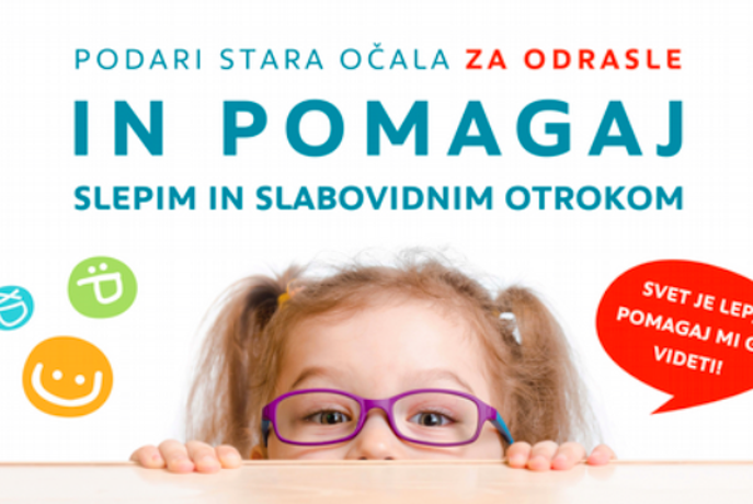Podarite očala in pomagajte slabovidnim otrokom