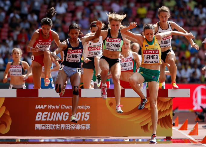 Na člansko svetovno prvenstvo se podaja drugič. Prvič je tekla v Pekingu leta 2015. | Foto: Getty Images