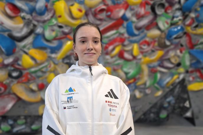 Rosa Rekar | 20-letna športna plezalka Rosa Rekar se zaveda, da so pričakovanja po izjemni lanski sezoni večja, a želi pritisk obrniti v svojo korist. | Foto Alenka Teran Košir