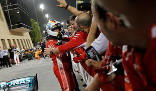 Vettel in Ferrari še drugič do zmage