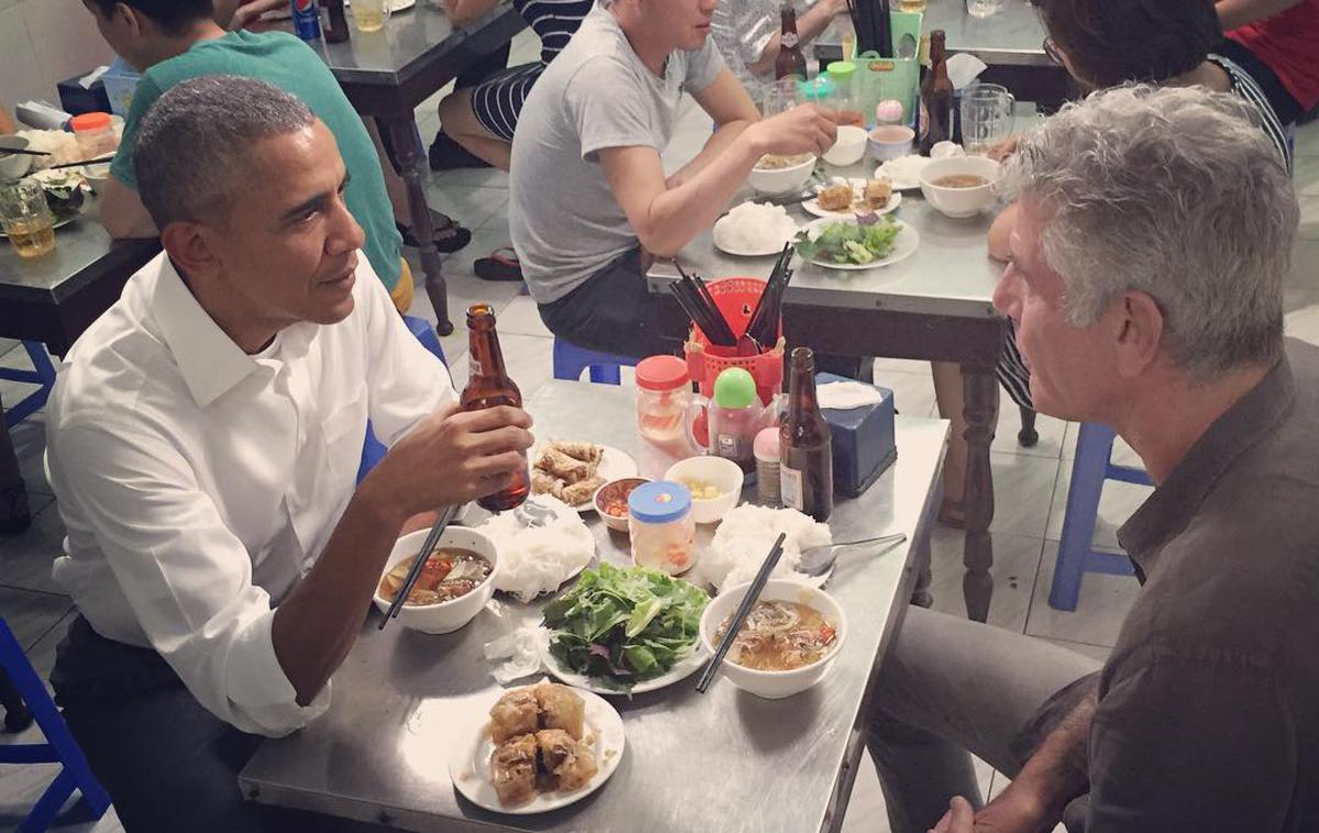 Obama in Bourdain | Foto Instagram
